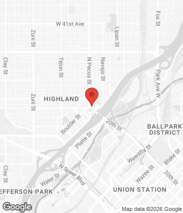 Map of The Pizza Bandit - 3200 N Pecos St, Unit 102, Denver, CO , 80211, US